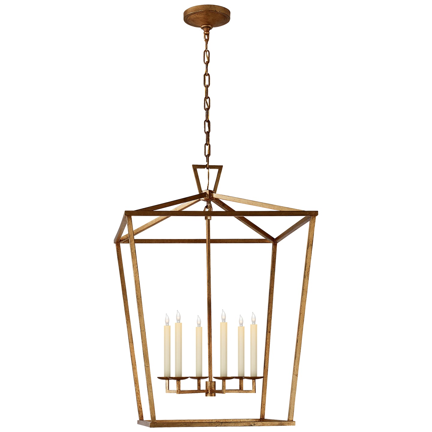 Visual Comfort Signature Canada - CHC 2177GI - Six Light Lantern - Darlana - Gilded Iron