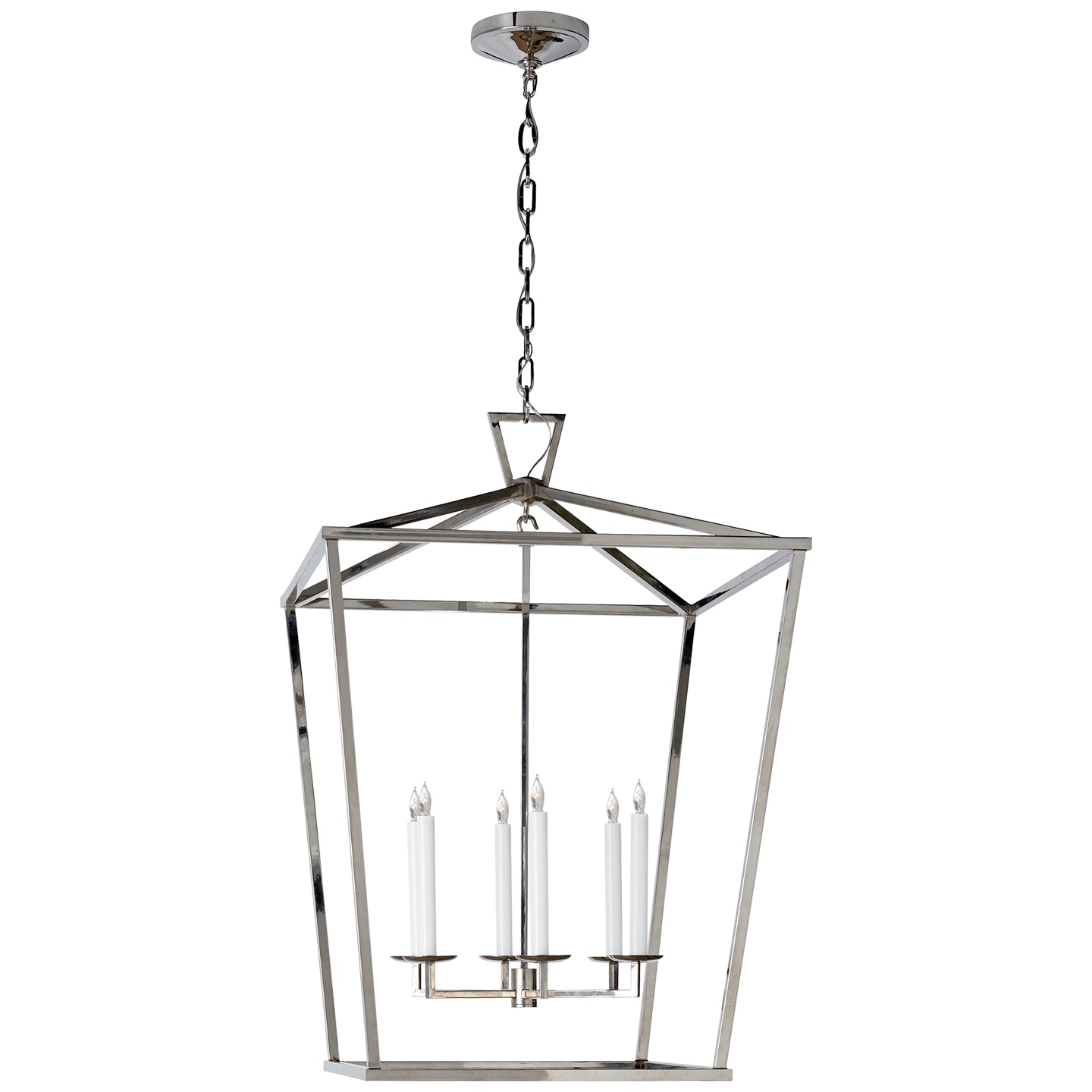 Visual Comfort Signature Canada - CHC 2177PN - Six Light Lantern - Darlana - Polished Nickel