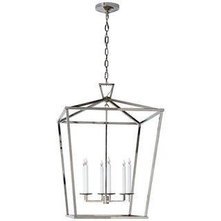 Visual Comfort Signature Canada - CHC 2177PN - Six Light Lantern - Darlana - Polished Nickel