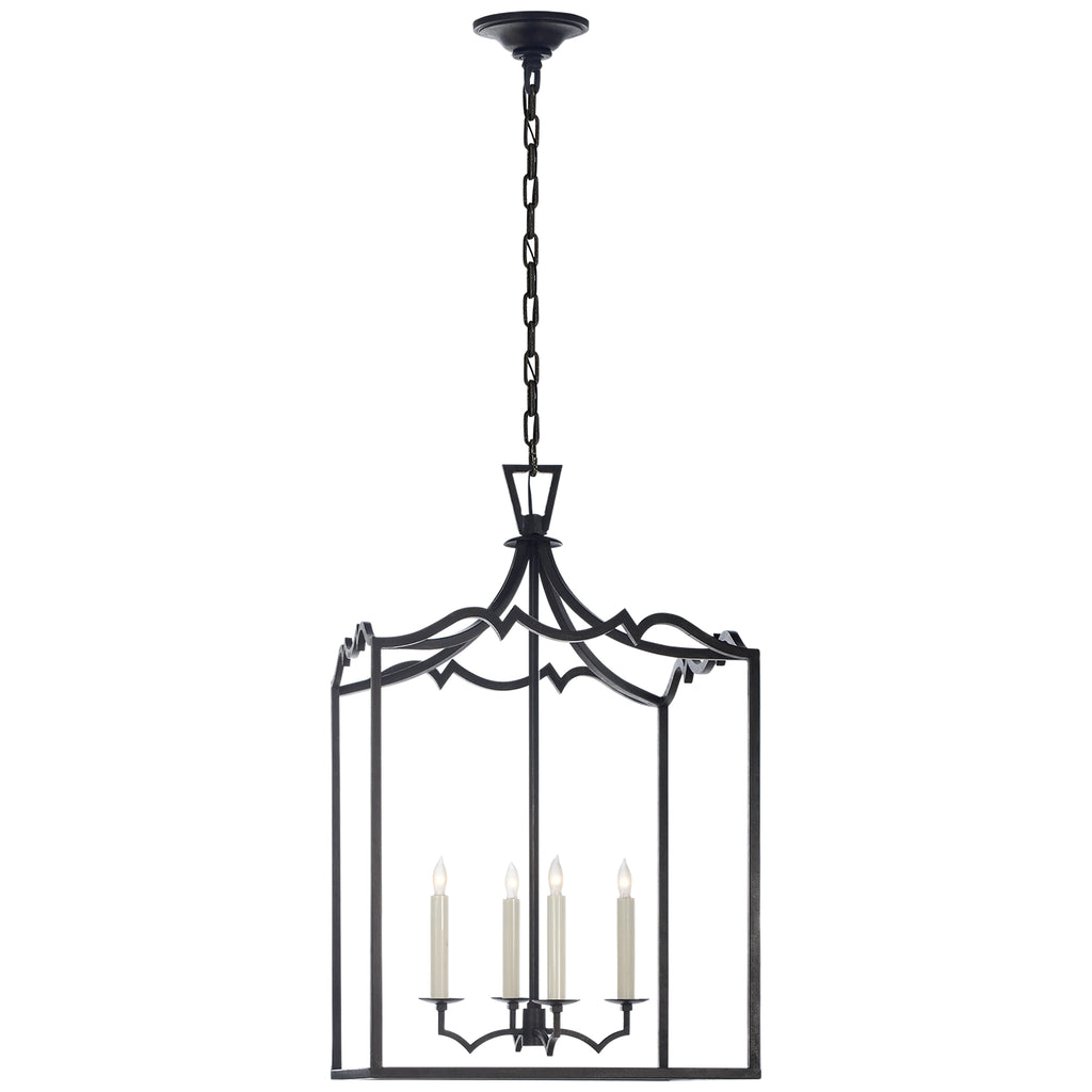 Visual Comfort Signature Canada - CHC 2181AI - Four Light Lantern - Darlana Fancy - Aged Iron