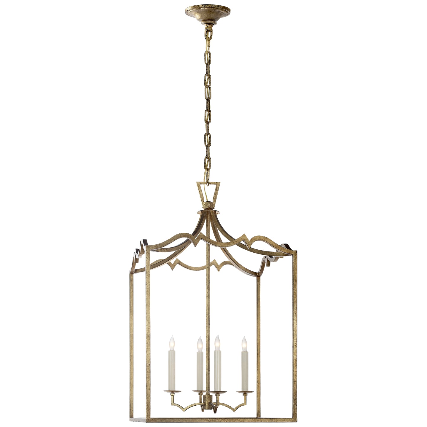 Visual Comfort Signature Canada - CHC 2181GI - Four Light Lantern - Darlana Fancy - Gilded Iron
