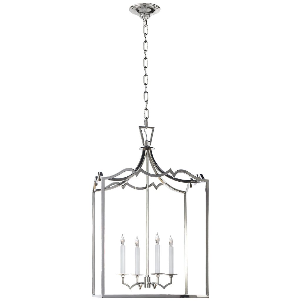 Visual Comfort Signature Canada - CHC 2181PN - Four Light Lantern - Darlana Fancy - Polished Nickel