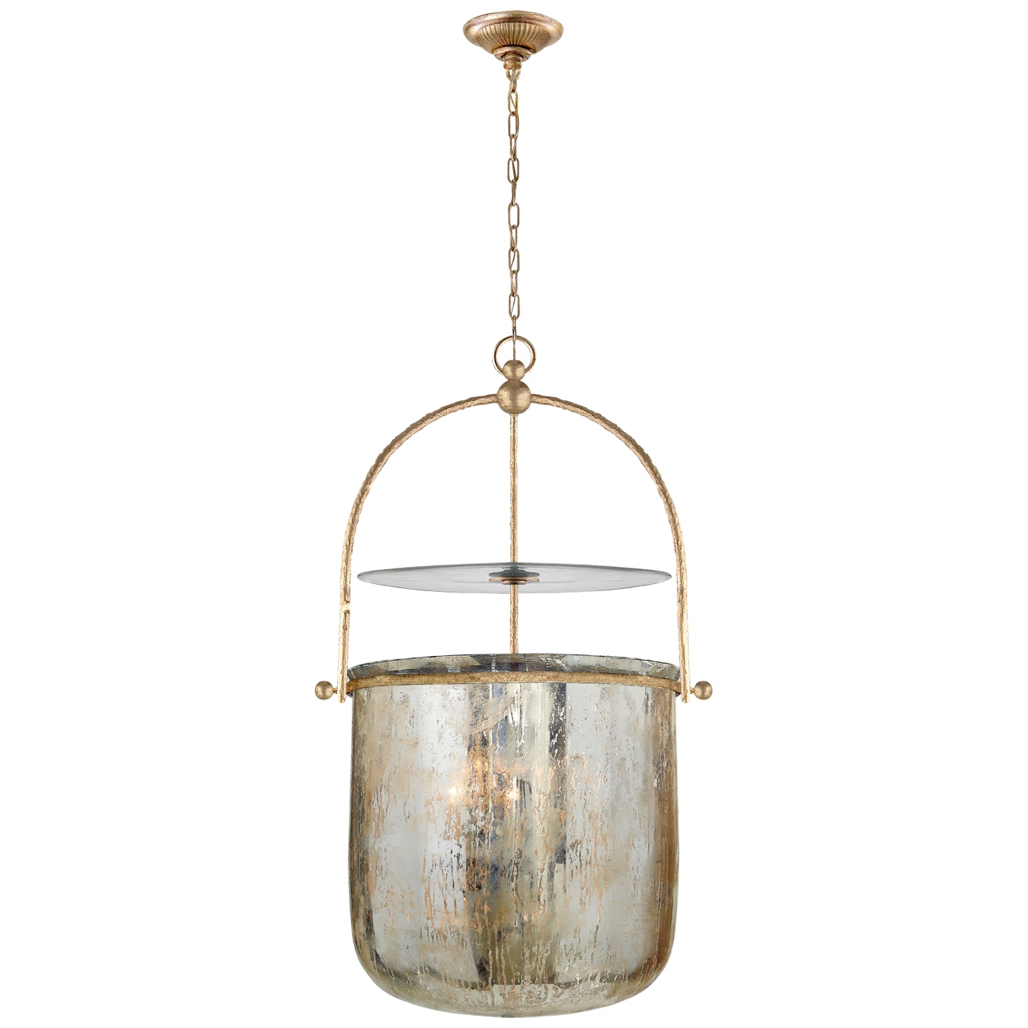 Visual Comfort Signature Canada - CHC 2270GI-MG - Four Light Lantern - Lorford - Gilded Iron