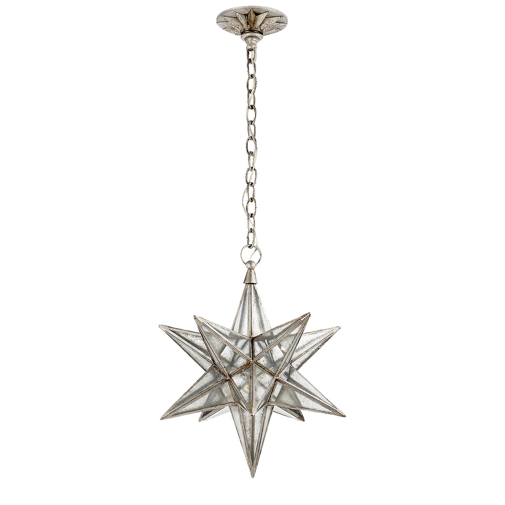Visual Comfort Signature Canada - CHC 5211BSL-AM - One Light Lantern - Moravian Star - Burnished Silver Leaf