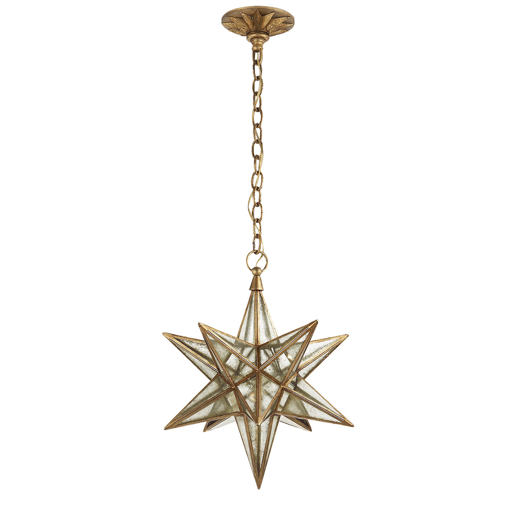 Visual Comfort Signature Canada - CHC 5211GI-AM - One Light Lantern - Moravian Star - Gilded Iron