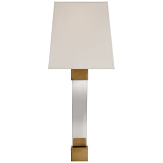 Visual Comfort Signature Canada - CHD 2712AB/CG-S - One Light Wall Sconce - Edgar - Crystal with Brass