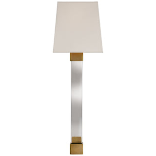 Visual Comfort Signature Canada - CHD 2713AB/CG-S - One Light Wall Sconce - Edgar - Crystal with Brass