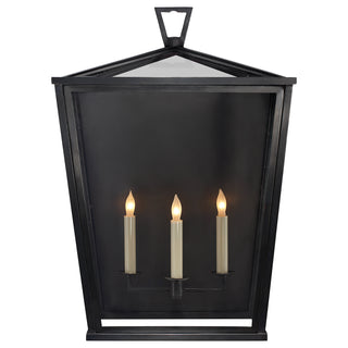 Darlana Outdoor Three Light Wall Lantern