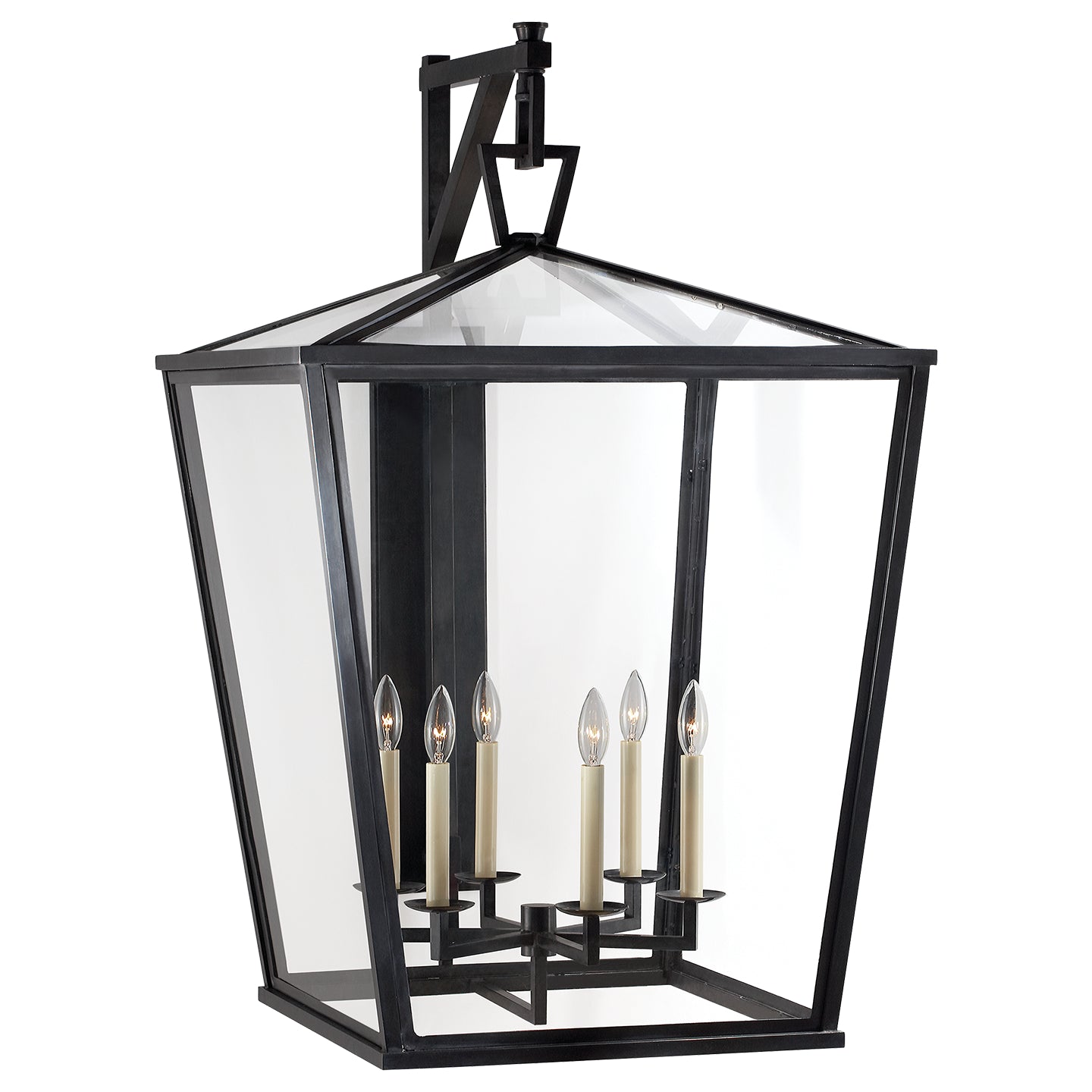 Visual Comfort Signature Canada - CHO 2044BZ - Six Light Bracket Lantern - Darlana Outdoor - Bronze