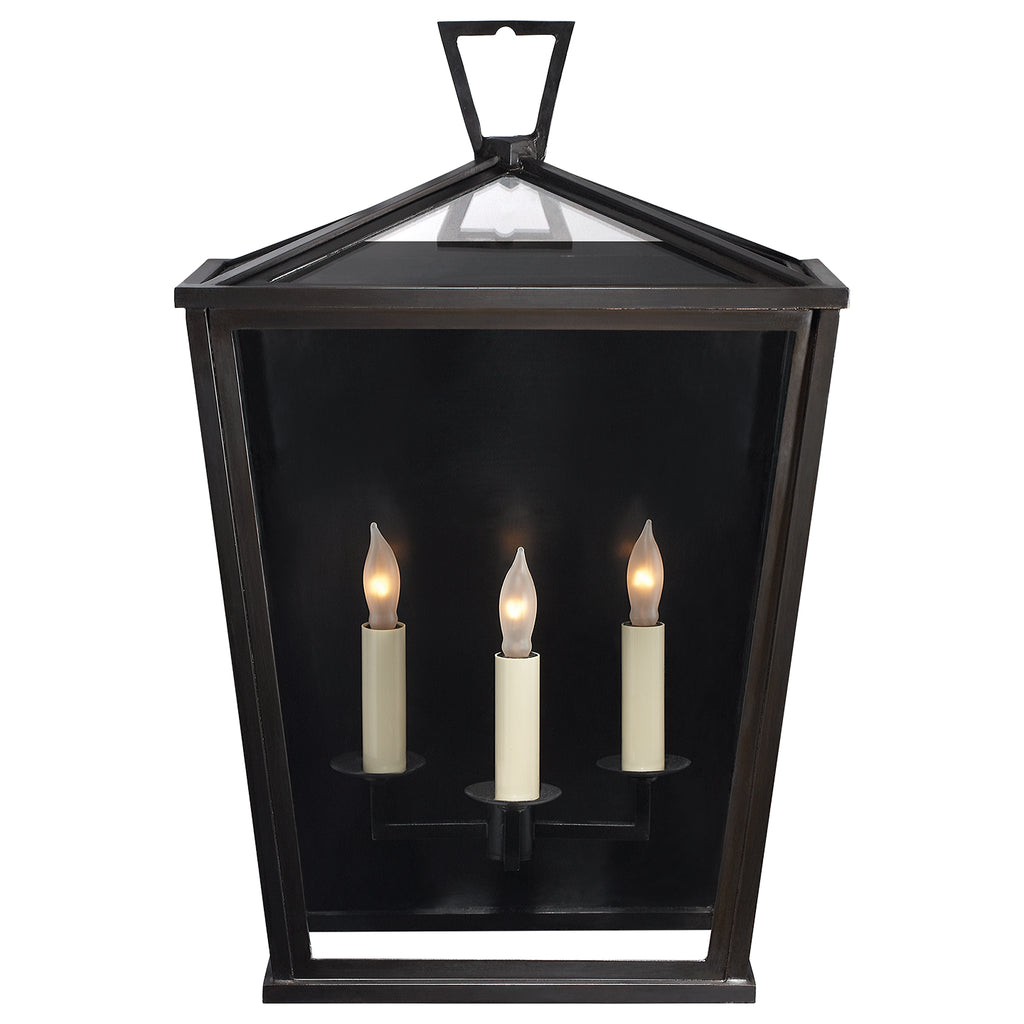 Visual Comfort Signature Canada - CHO 2084BZ - Three Light Wall Lantern - Darlana Outdoor - Bronze
