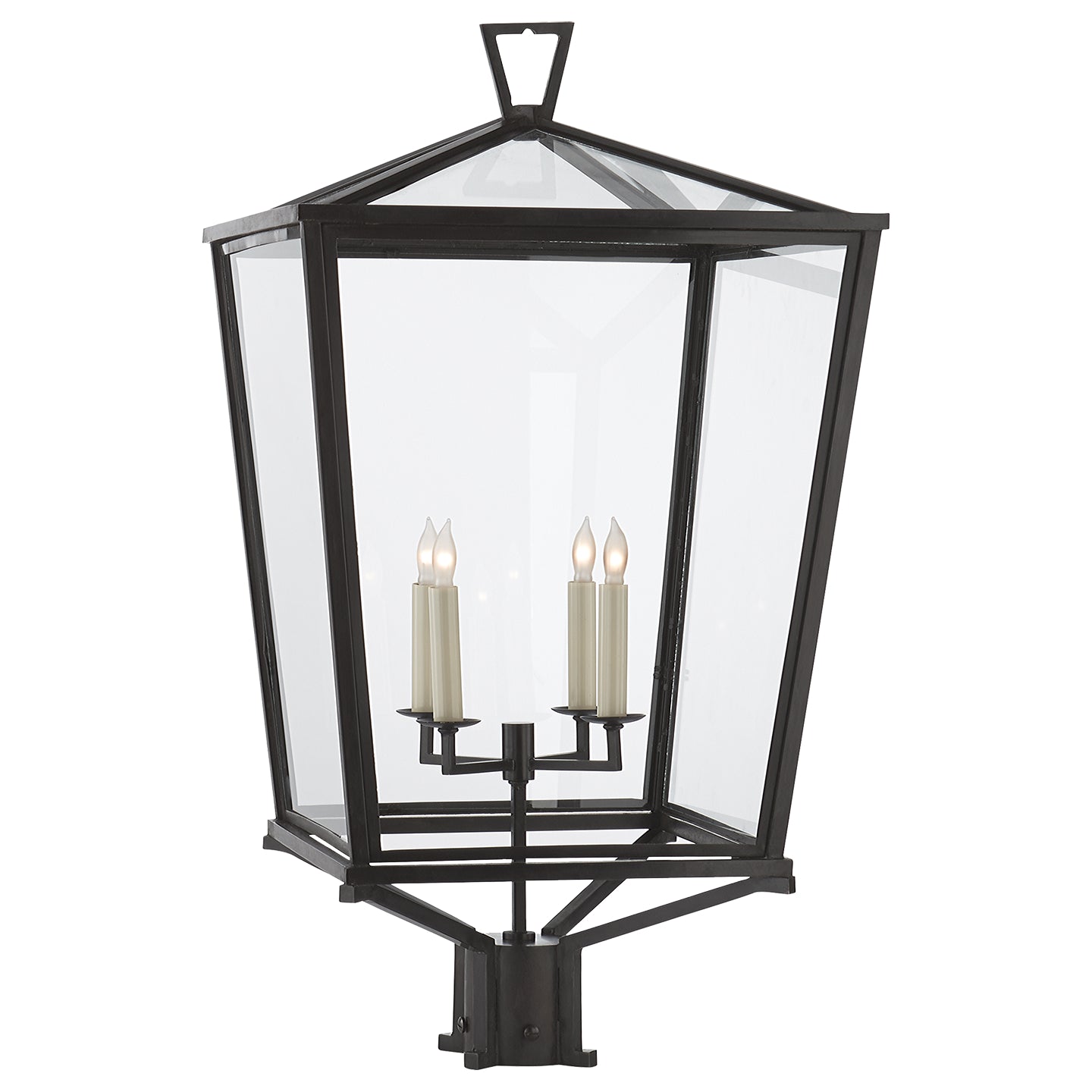 Visual Comfort Signature Canada - CHO 7113BZ - Four Light Post Lantern - Darlana Outdoor - Bronze
