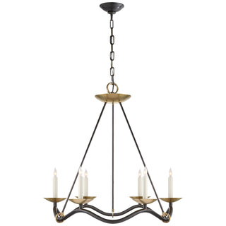 Visual Comfort Signature Canada - S 5040AI - Six Light Chandelier - Choros - Aged Iron