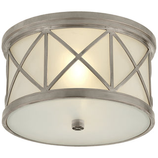 Visual Comfort Signature Canada - SK 4010AN-FG - Two Light Flush Mount - Montpelier - Antique Nickel