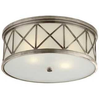 Visual Comfort Signature Canada - SK 4011AN-FG - Three Light Flush Mount - Montpelier - Antique Nickel