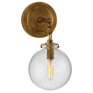 Visual Comfort Signature Canada - TOB 2225HAB/G4-SG - One Light Wall Sconce - Katie Globe - Hand-Rubbed Antique Brass