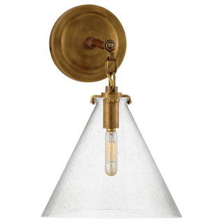 Visual Comfort Signature Canada - TOB 2225HAB/G6-SG - One Light Wall Sconce - Katie Conical - Hand-Rubbed Antique Brass