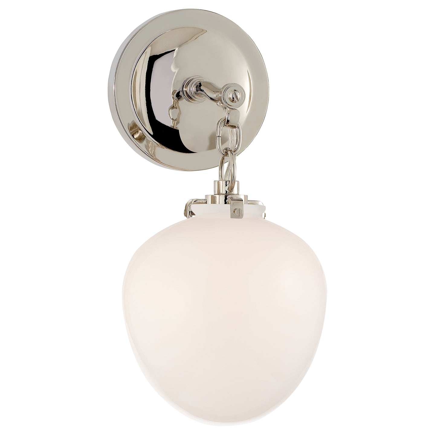 Visual Comfort Signature Canada - TOB 2225PN/G2-WG - One Light Wall Sconce - Katie Acorn - Polished Nickel