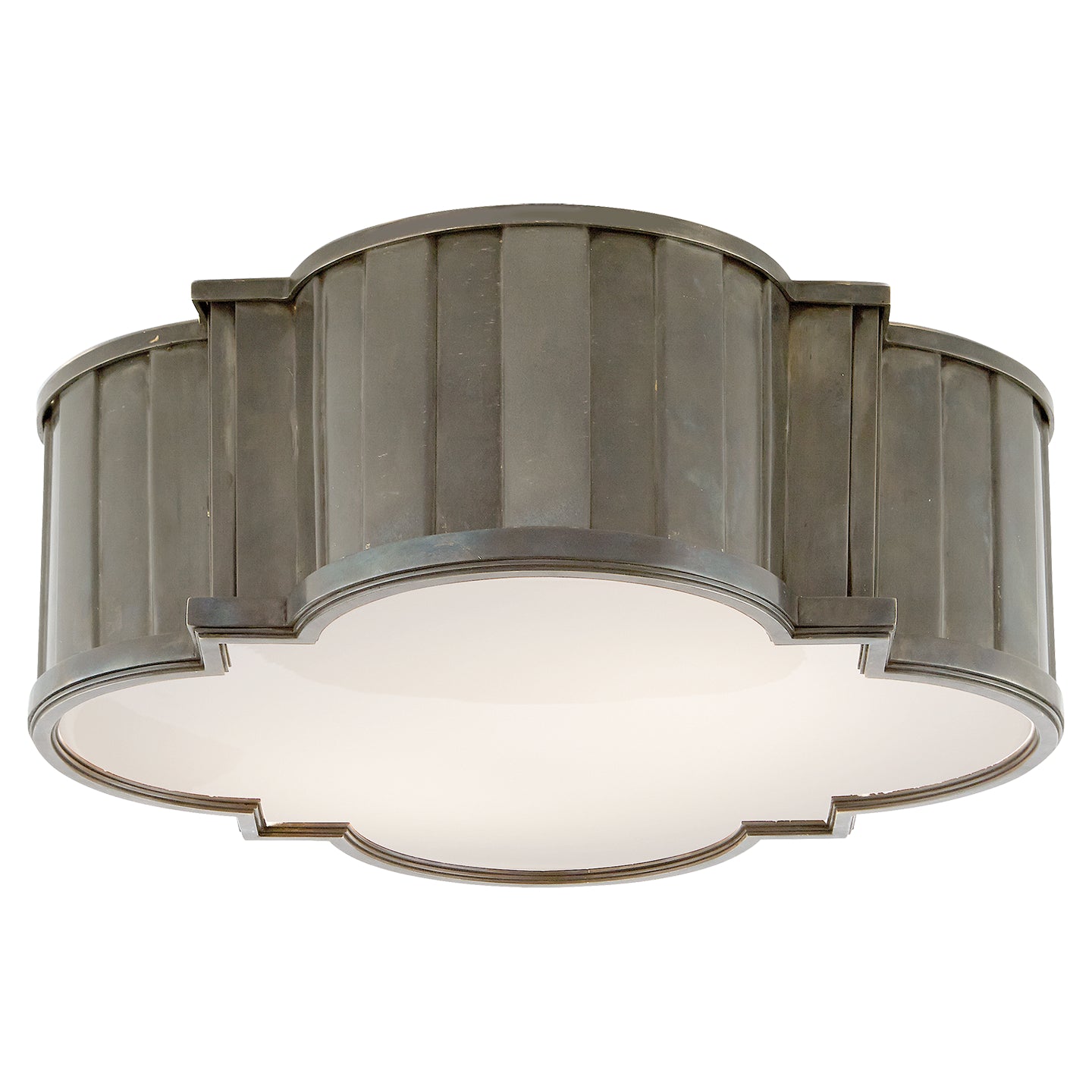 Visual Comfort Signature Canada - TOB 4131AN-WG - Four Light Flush Mount - Tilden - Antique Nickel