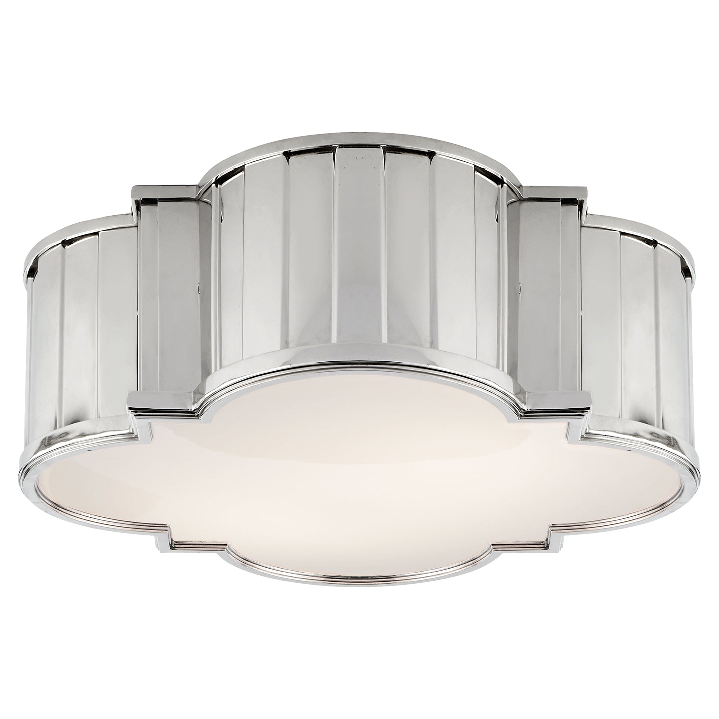 Visual Comfort Signature Canada - TOB 4131PN-WG - Four Light Flush Mount - Tilden - Polished Nickel