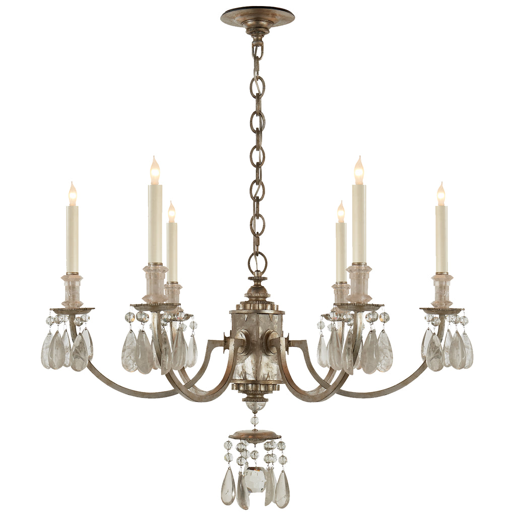 Visual Comfort Signature Canada - TOB 5036BSL - Six Light Chandelier - Elizabeth - Burnished Silver Leaf