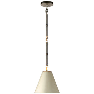 Visual Comfort Signature Canada - TOB 5089BZ/HAB-AW - One Light Pendant - Goodman - Bronze with Antique Brass