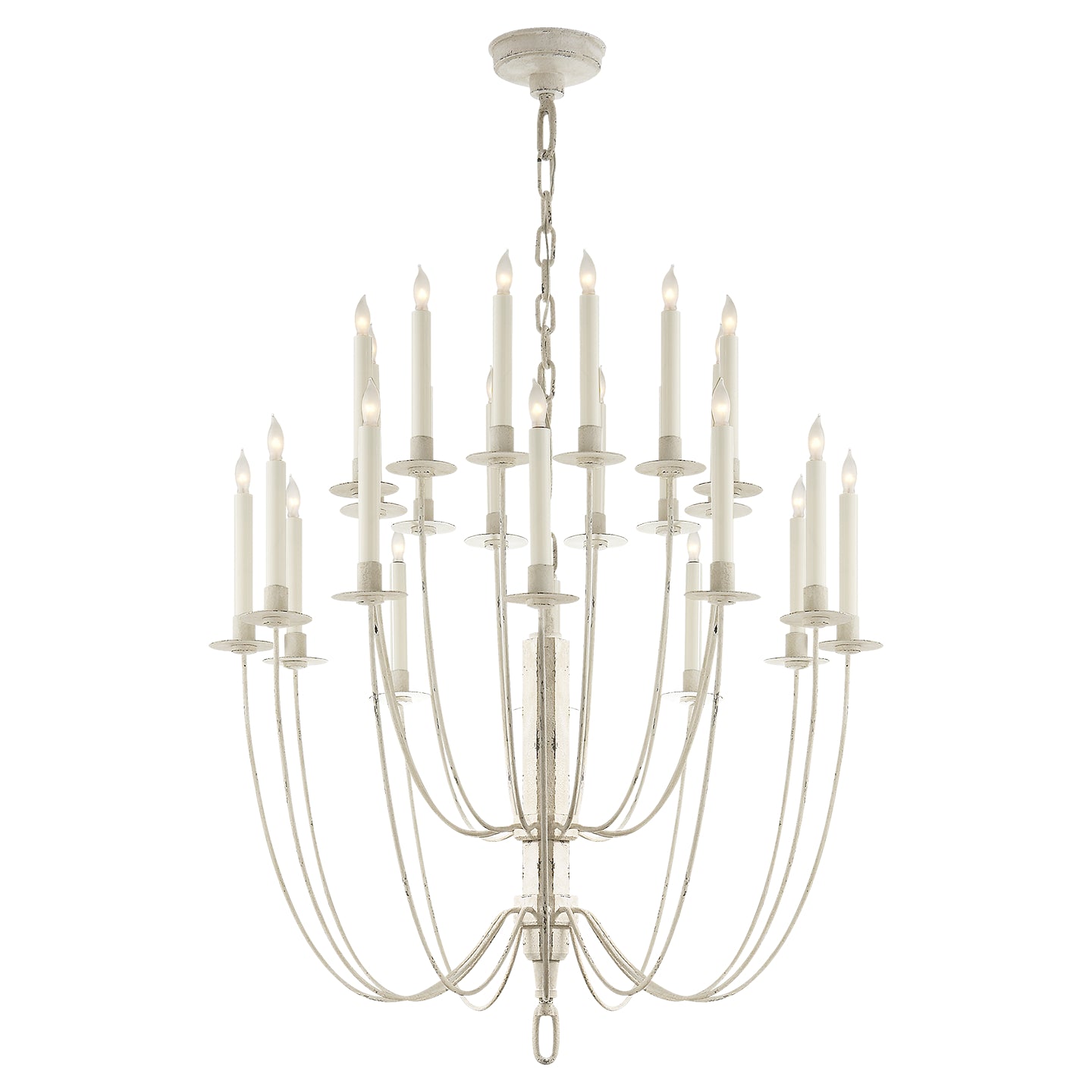 Visual Comfort Signature Canada - TOB 5205BW - 24 Light Chandelier - Erika - Belgian White