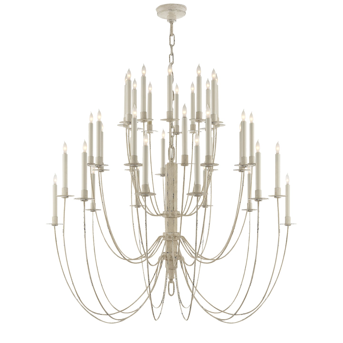 Visual Comfort Signature Canada - TOB 5206BW - 36 Light Chandelier - Erika - Belgian White