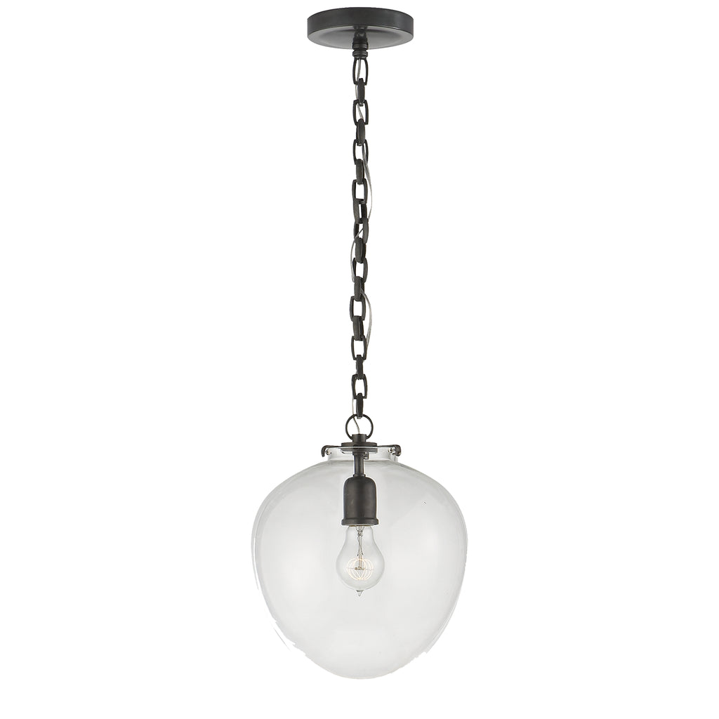 Visual Comfort Signature Canada - TOB 5226BZ/G2-CG - One Light Pendant - Katie Acorn - Bronze