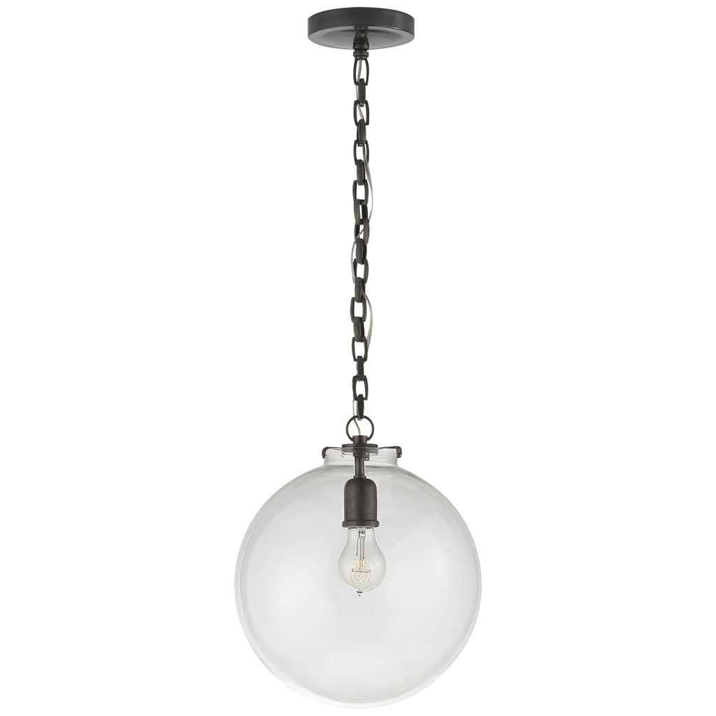 Visual Comfort Signature Canada - TOB 5226BZ/G4-CG - One Light Pendant - Katie Globe - Bronze