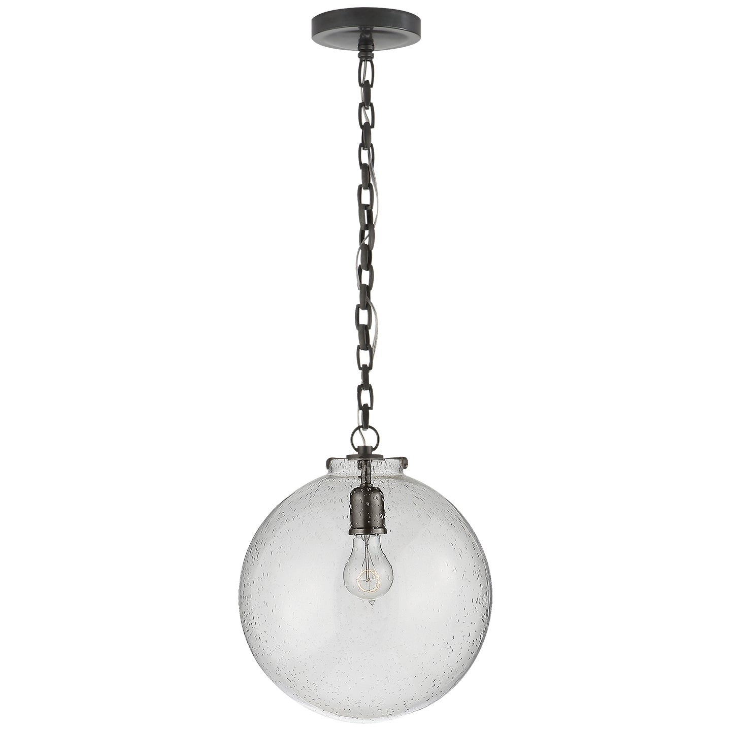 Visual Comfort Signature Canada - TOB 5226BZ/G4-SG - One Light Pendant - Katie Globe - Bronze