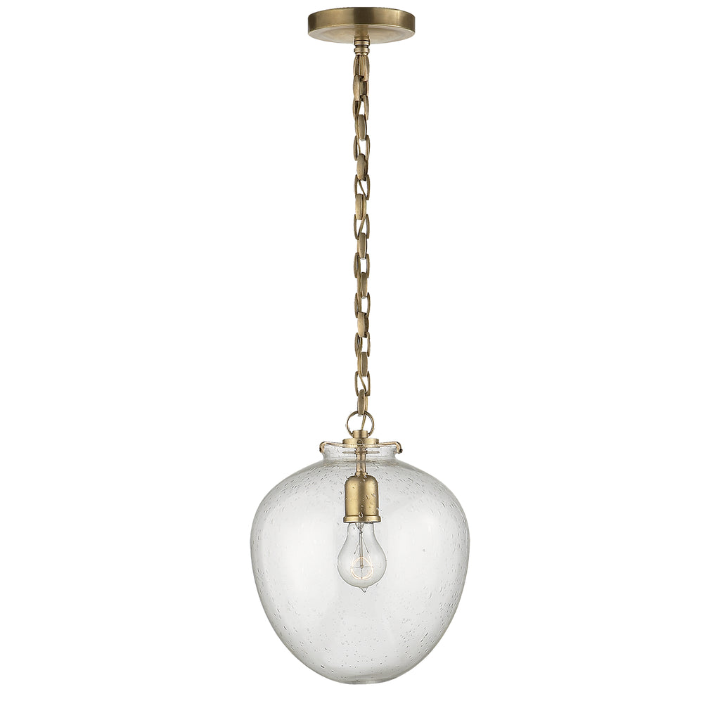 Visual Comfort Signature Canada - TOB 5226HAB/G2-SG - One Light Pendant - Katie Acorn - Hand-Rubbed Antique Brass