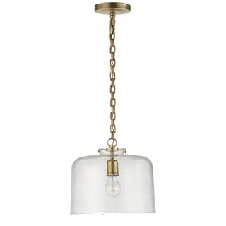 Visual Comfort Signature Canada - TOB 5226HAB/G5-SG - One Light Pendant - Katie Dome - Hand-Rubbed Antique Brass