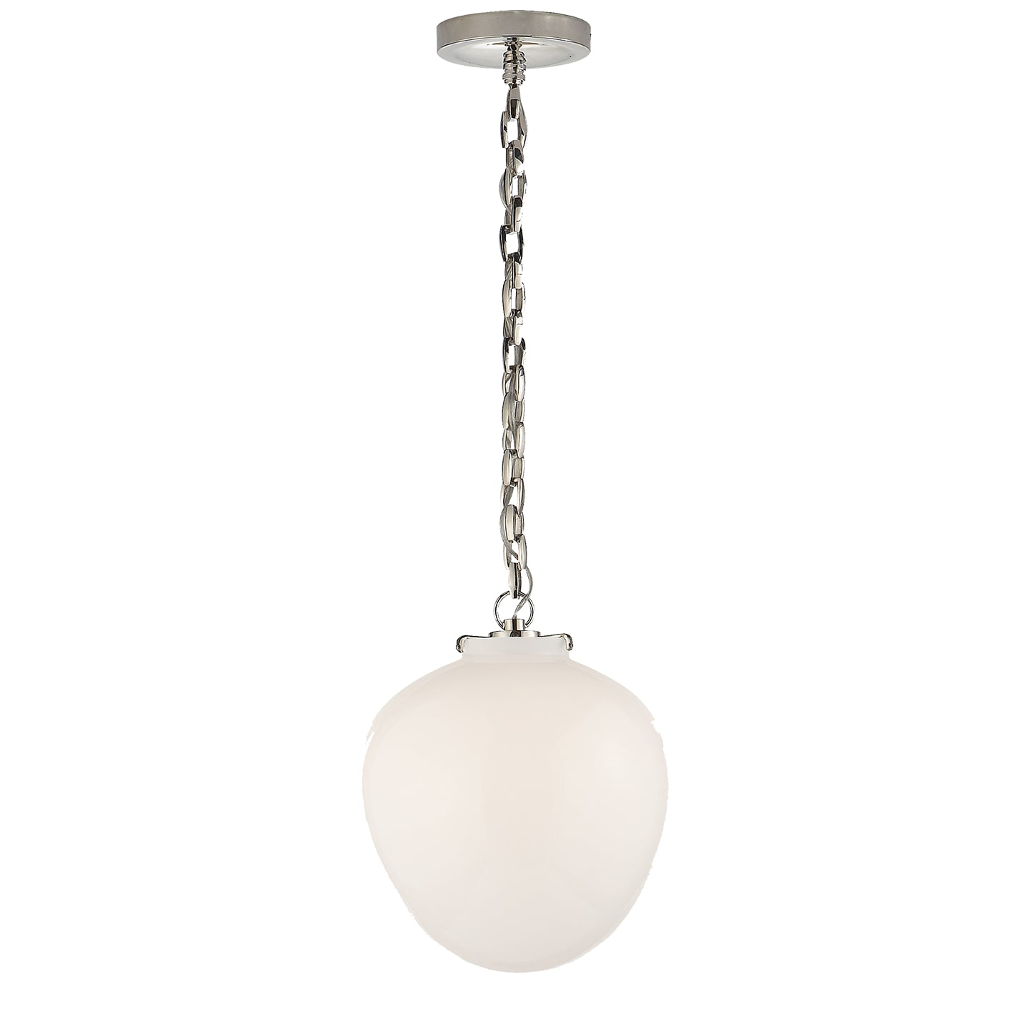 Visual Comfort Signature Canada - TOB 5226PN/G2-WG - One Light Pendant - Katie Acorn - Polished Nickel