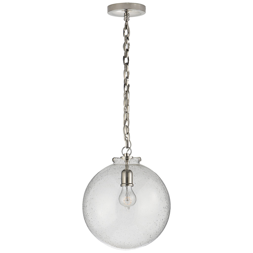 Visual Comfort Signature Canada - TOB 5226PN/G4-SG - One Light Pendant - Katie Globe - Polished Nickel