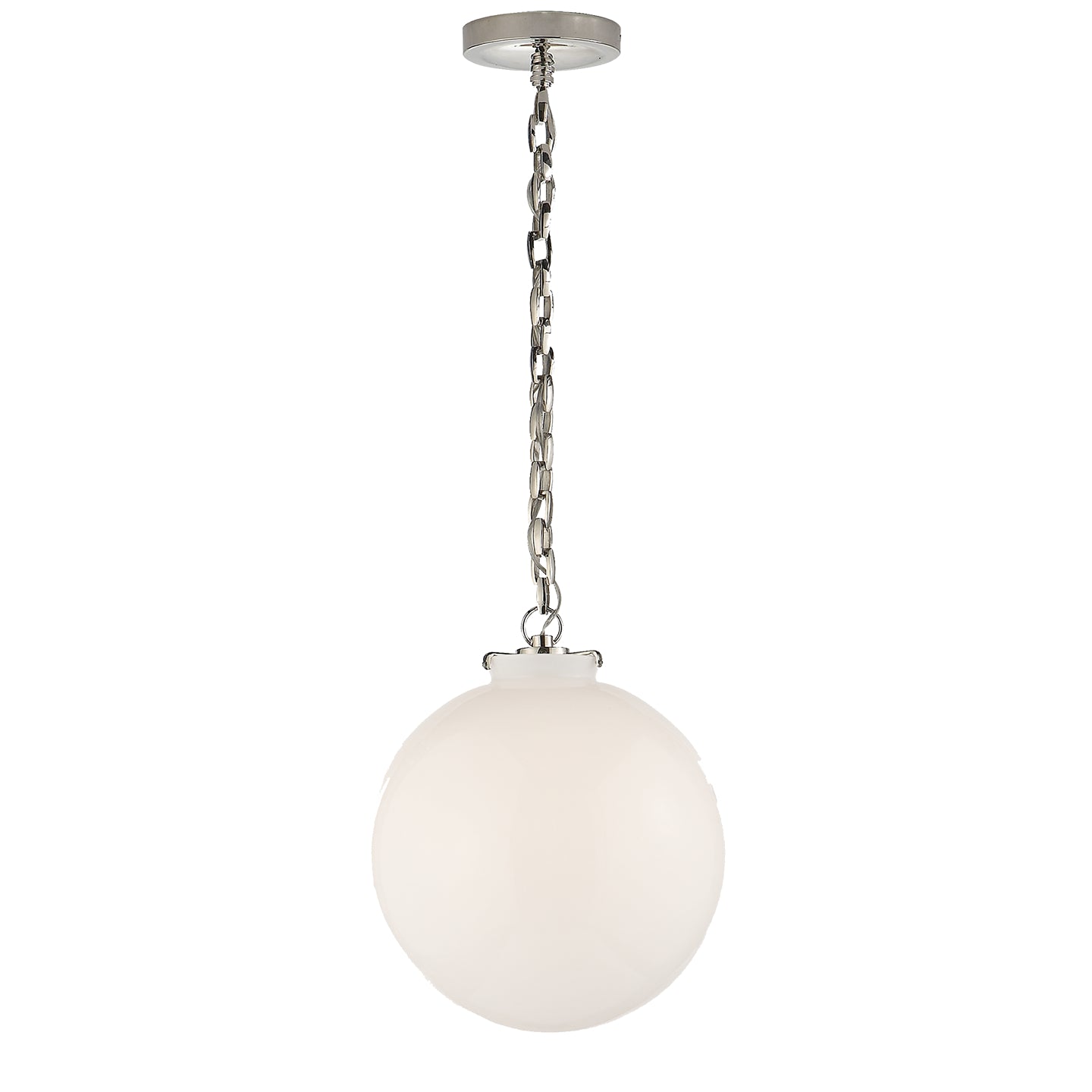 Visual Comfort Signature Canada - TOB 5226PN/G4-WG - One Light Pendant - Katie Globe - Polished Nickel