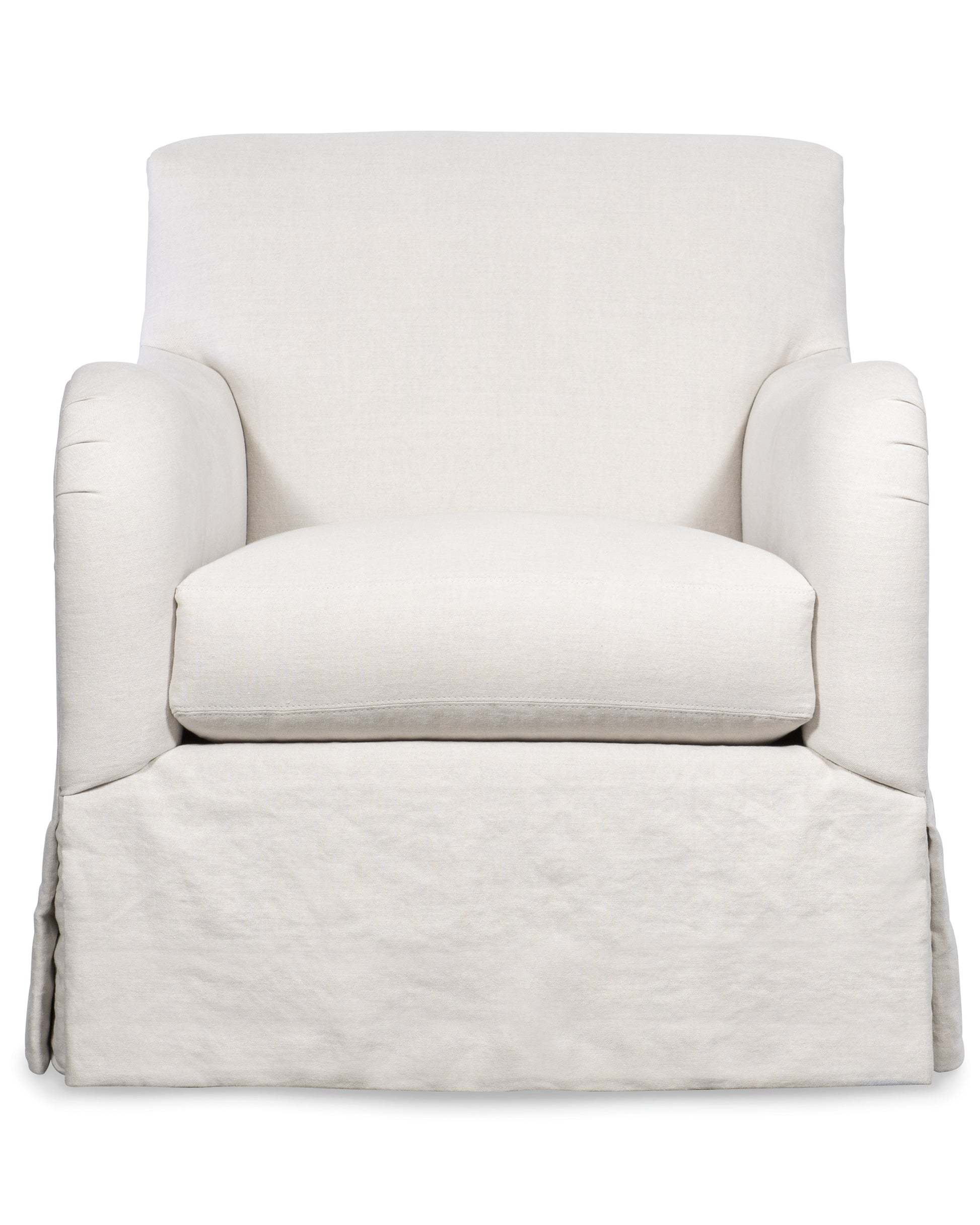 Windsor Swivel Slipcover Chair