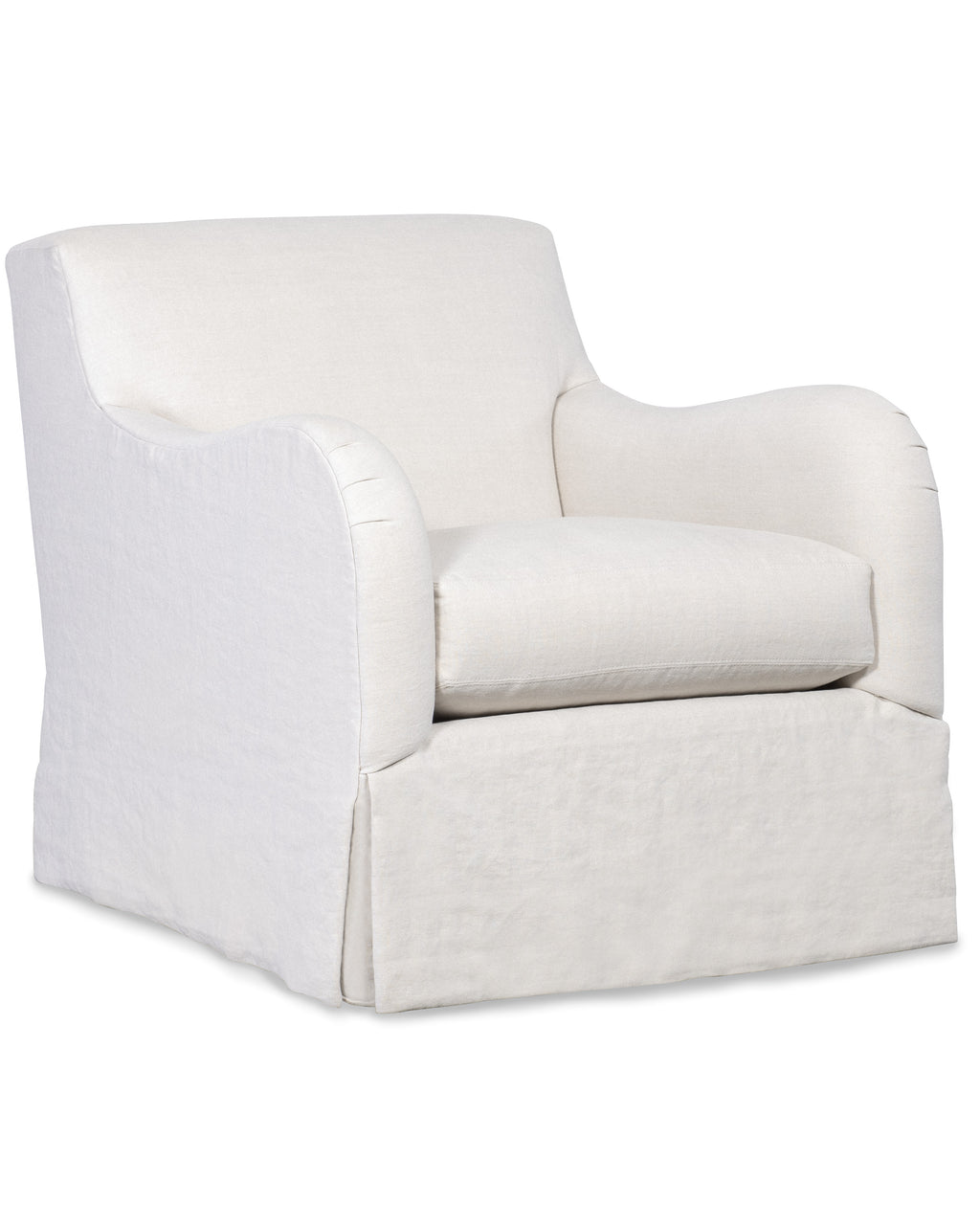 Windsor Swivel Slipcover Chair