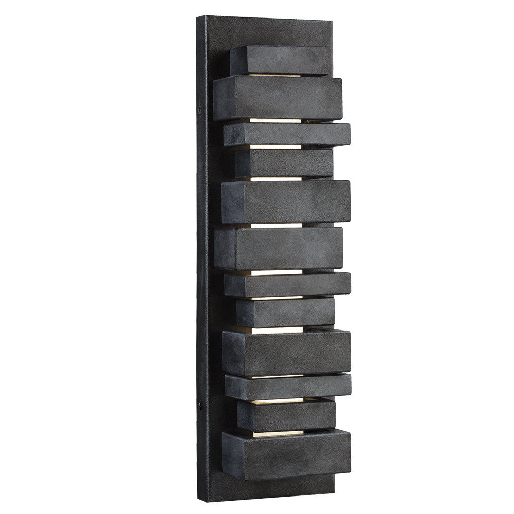 Visual Comfort Studio Canada - OL11201DWZ - LED Outdoor Wall Sconce - Ledgend - Dark Weathered Zinc