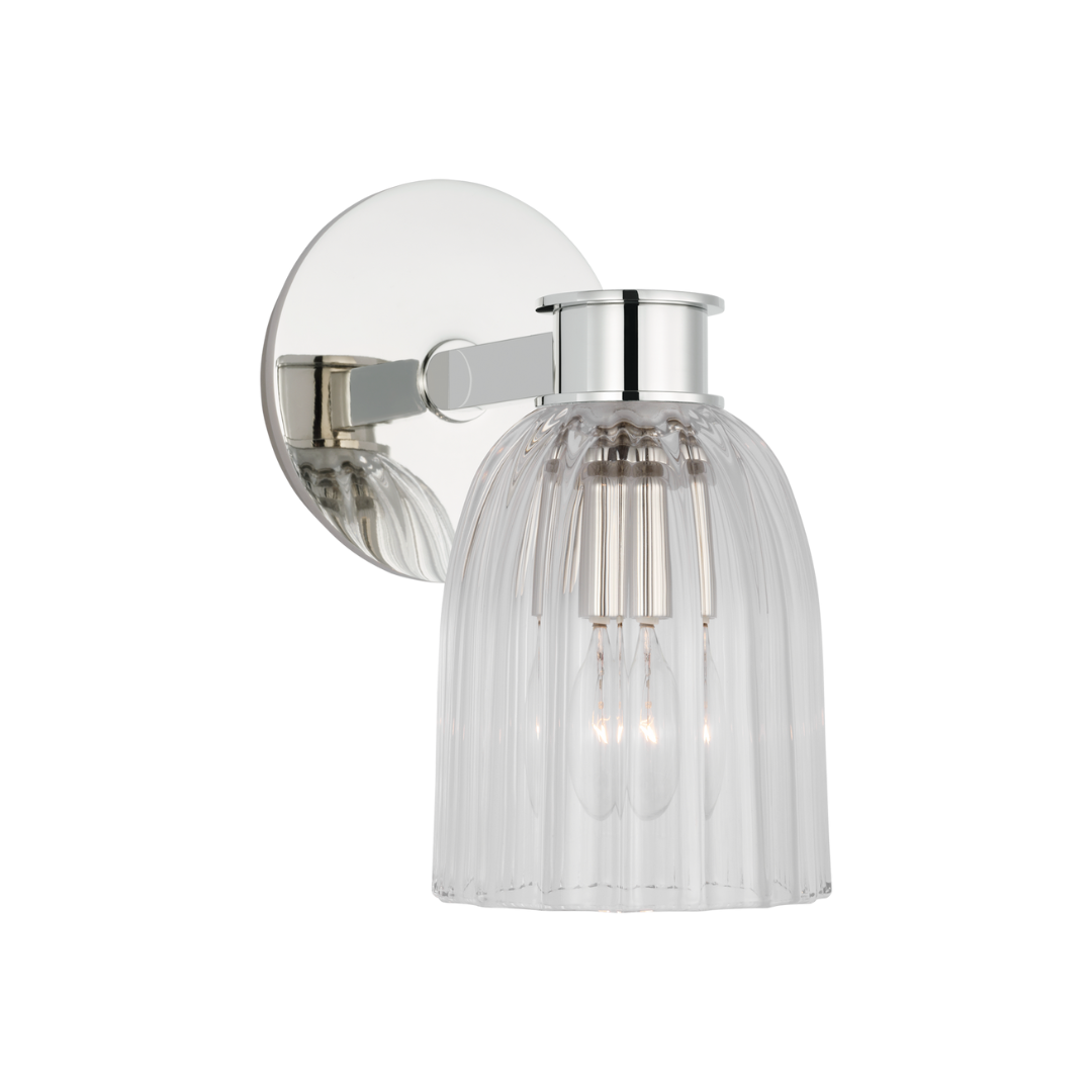 Evangeline Sconce, Polished Nickel