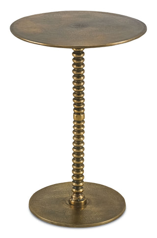 Kingsley Brass Accent Table