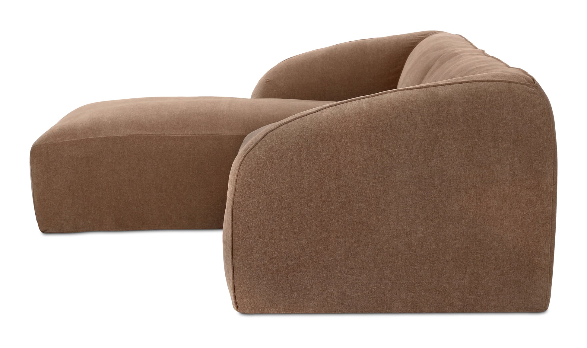 Isla Nook 2 Piece Modular Sectional Left Mocha