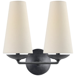 Visual Comfort Signature Canada - ARN 2202AI-L - Two Light Wall Sconce - Fontaine - Aged Iron