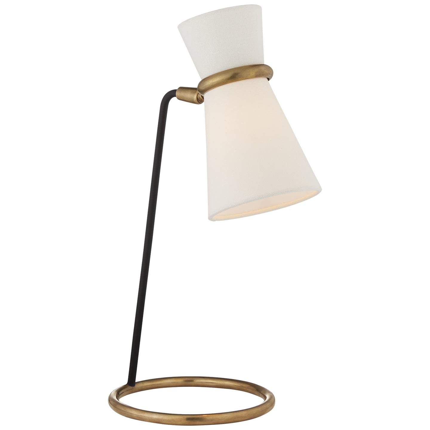 Visual Comfort Signature Canada - ARN 3003BLK-L - One Light Table Lamp - Clarkson - Black and Brass