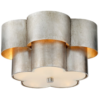 Visual Comfort Signature Canada - ARN 4306BSL-FG - Three Light Flush Mount - Arabelle - Burnished Silver Leaf