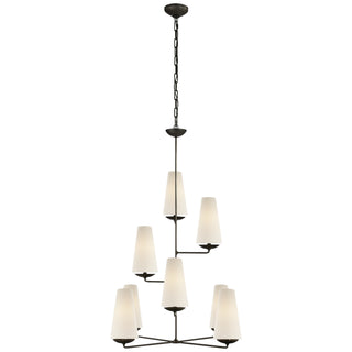 Visual Comfort Signature Canada - ARN 5204AI-L - Eight Light Chandelier - Fontaine - Aged Iron