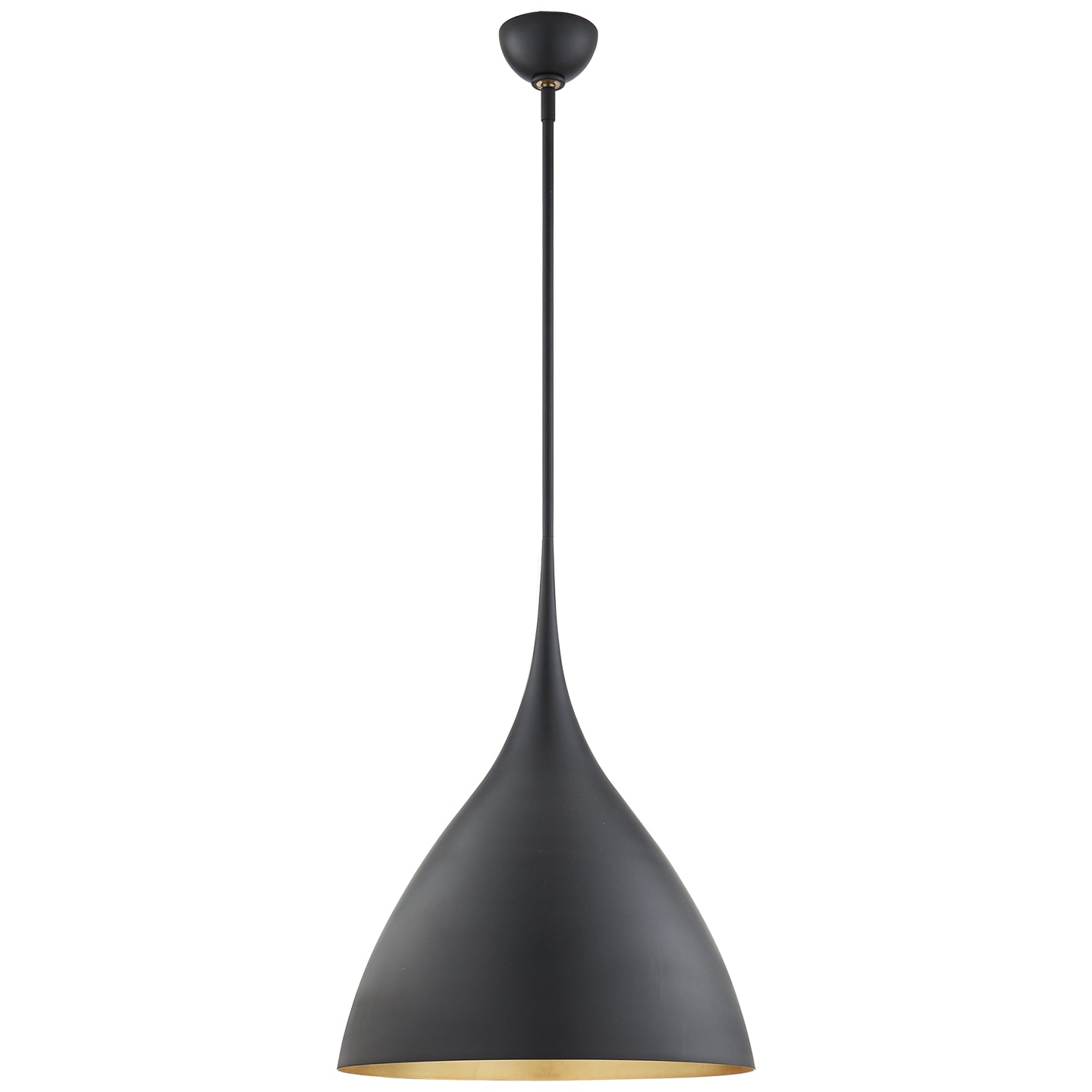 Visual Comfort Signature Canada - ARN 5351MBK - One Light Pendant - Agnes - Matte Black
