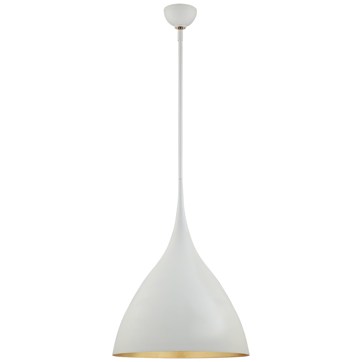 Visual Comfort Signature Canada - ARN 5351PW - One Light Pendant - Agnes - Plaster White