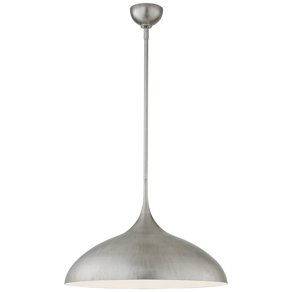 Visual Comfort Signature Canada - ARN 5352BSL - One Light Pendant - Agnes - Burnished Silver Leaf