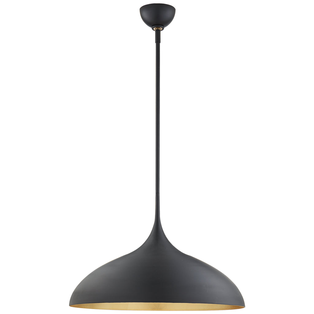 Visual Comfort Signature Canada - ARN 5352MBK - One Light Pendant - Agnes - Matte Black