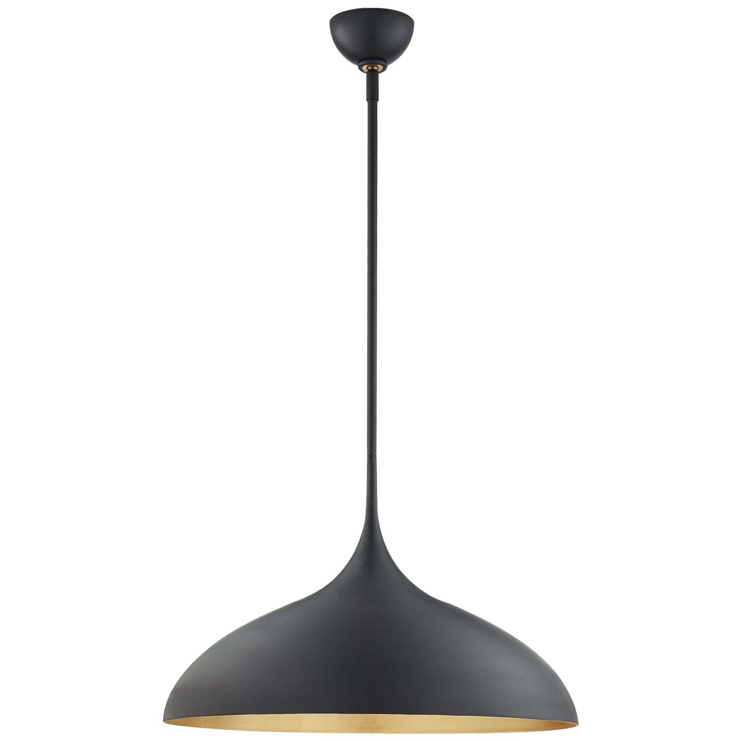 Visual Comfort Signature Canada - ARN 5352MBK - One Light Pendant - Agnes - Matte Black